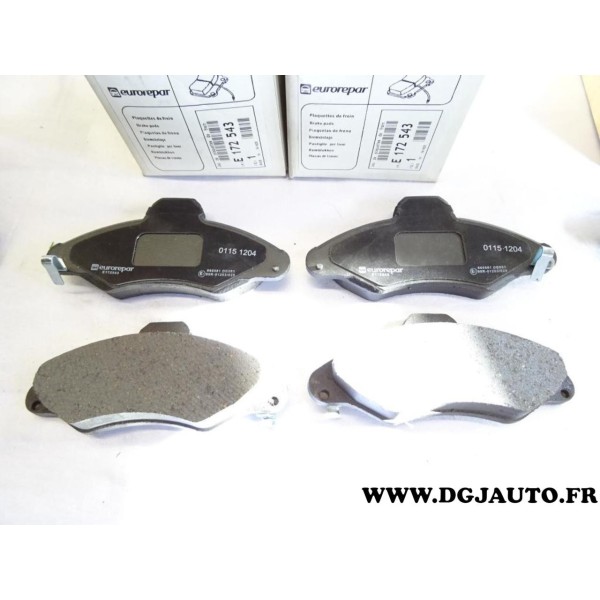 Jeux 4 plaquettes de frein avant montage bendix E172543 pour ford escort 5 6 7 orion 2