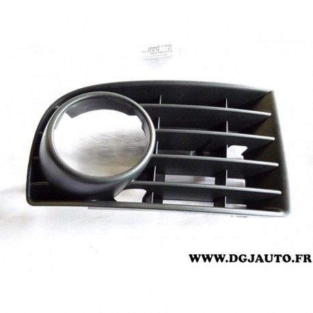 Enjoliveur grille contour phare antibrouillard avant droit parechoc 1K0853666B 9B9 pour volkswagen golf 5 partir 2007