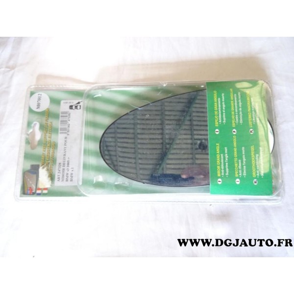 Vitre miroir glace de retroviseur avant droite M07012 pour BMW serie 1 3 E90 E87 de 2004 à 2009