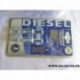 Lot de 2 bougies de préchauffe blister n°21 166694 pour opel corsa A kadett E 1.5D 1.5 D diesel isuzu gemini GME bedford midi 2.