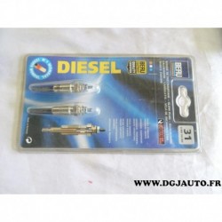 Blister 2 bougies de préchauffe 0900102052 pour renault clio 1 2 express megane dont scenic 1.9D 1.9 D diesel