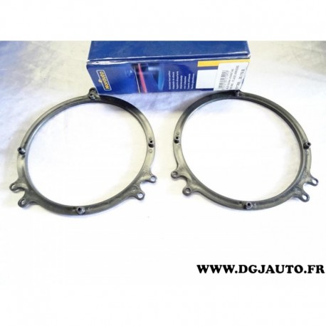 Paire support fixation enceinte haut parleur 165mm plage arriere 26.119.B pour audi A3 A4 A6