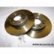 Paire de disque de frein avant diametre 236mm plein NDF6193 pour opel ascona C astra F corsa A B kadett D E vectra A