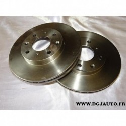 Paire disque de frein avant ventilé 240mm diametre 09.9554.10 pour honda jazz 2 logo 1.2 1.3 1.4