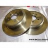 Paire disque de frein arriere plein 295mm diametre 08.5898.10 pour citroen evasion fiat ulysse peugeot 806 lancia zeta