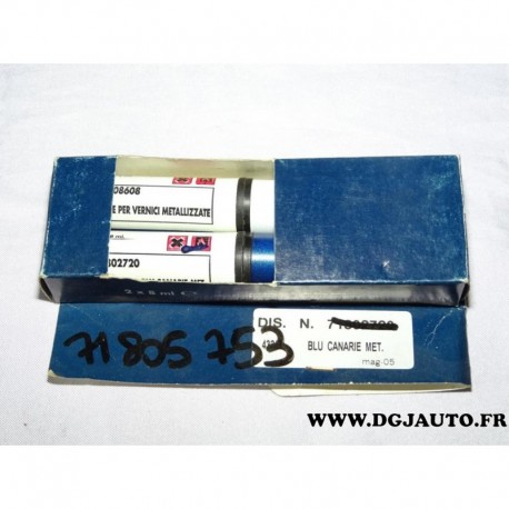 Stilo retouche peinture blu canarie 71802720 pour fiat lancia alfa romeo (vieux stock)