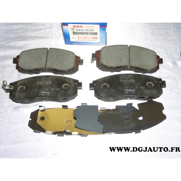 Jeux 4 plaquettes de frein avant montage sumitomo 55810-80J03 pour suzuki SX4