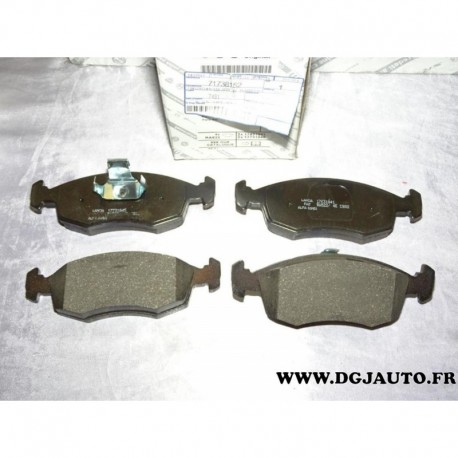 Jeux 4 plaquettes de frein avant montage teves 71738152 pour fiat palio punto 2 strada