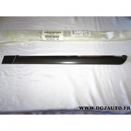 Baguette moulure de porte arriere gauche 735517168 pour fiat punto evo de 2009 à 2011 version 4 portes rouge passion