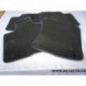 Jeux 4 tapis de sol velours 52058658 pour lancia new ypsilon partir 2011