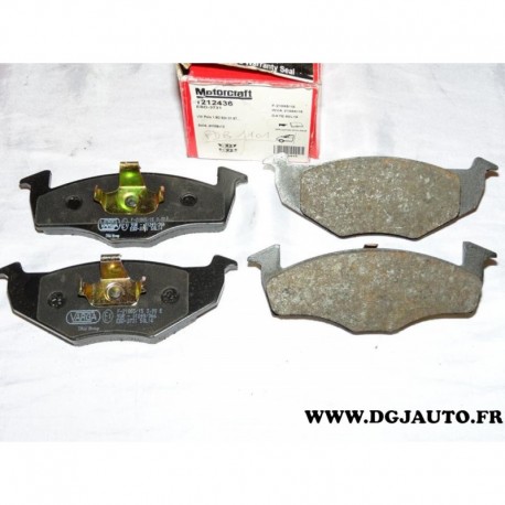 Jeux 4 plaquettes de frein avant montage ATE 1212436 FDB1101 pour volkswagen fox lupo polo 3 4 skoda fabia seat arosa