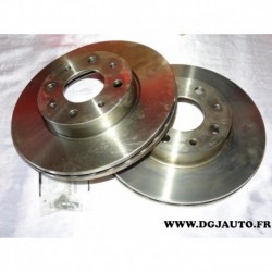 Paire disque de frein avant ventilé 240mm diametre 09672510 pour fiat palio siena