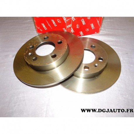 Paire disque de frein arriere plein 239mm diametre DF4052 pour audi A3 TT volkswagen bora golf 4 skoda octavia