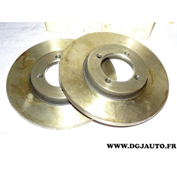 Paire disque de frein avant plein 229mm diametre 9004449J pour mitsubishi galant lancer A5 A A7 A12