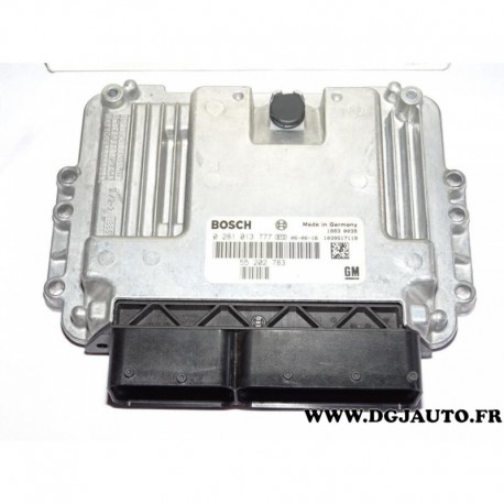 Boitier electronique centrale injection calculateur 0281013777 pour opel astra H 1.9CDTI 1.9 CDTI