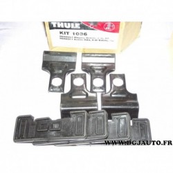 Kit pieds fixation barre de toit KIT1036 pour renault megane scenic 1 partir 1997 phase 1 et 2