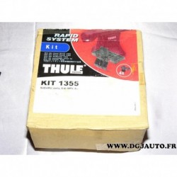 Kit pieds fixation barre de toit KIT1355 pour subaru justy 5 portes partir 2003