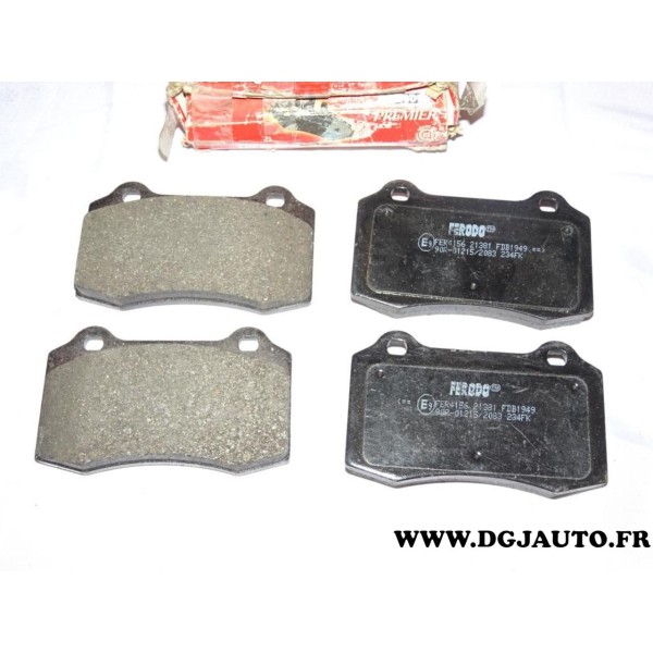 Jeux 4 plaquettes de frein montage brembo FDB1949 pour volvo S60 V70 jaguar S-type XJ XK daimler XJ