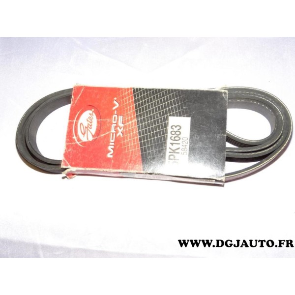 Courroie accessoire 5PK1683 pour opel astra G H speedster zafira A B 2.0 essence dont turbo