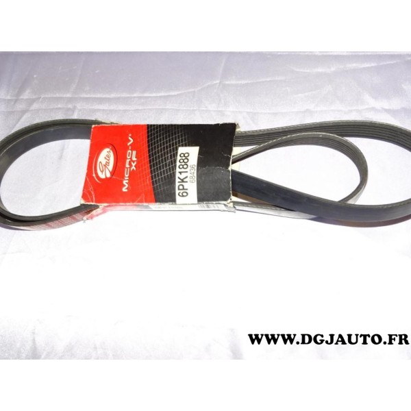 Courroie accessoire 6PK1888 pour citroen C5 C6 peugeot 407 607 2.7HDI audi A4 mercedes 190 W201 W124 mitsubishi outlander toyota