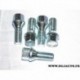 Lot 5 boulons conique chrome ecrou de roue M14x1.5 SW17 584415 pour volkswagen audi seat skoda
