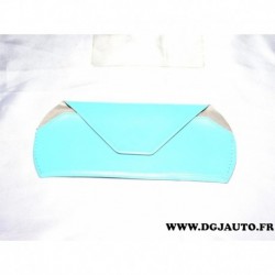 Etui à lunette pochette protection bleu color pop