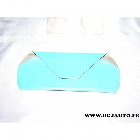 Etui à lunette pochette protection bleu color pop