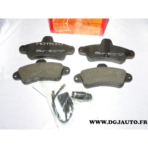 Jeux 4 plaquettes de frein arriere montage bendix 8671016745 pour ford mondeo 1 2 cougar