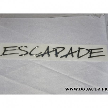 Logo motif embleme monogramme 8666.E9 pour peugeot partner escapade