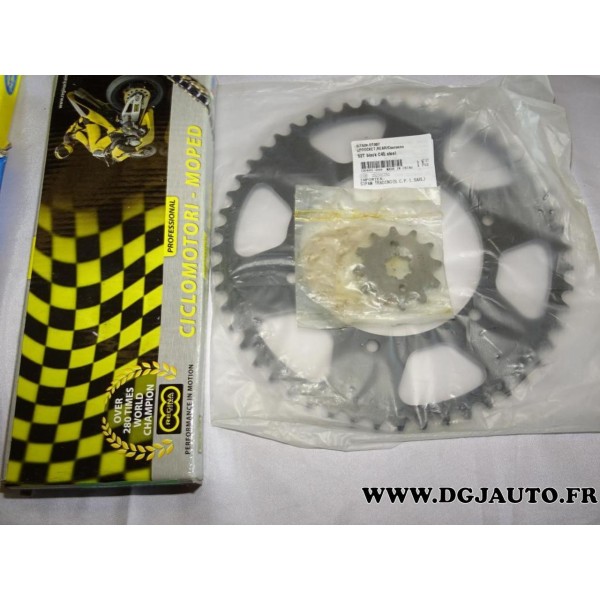 Kit chaine Sifam 54761 pour moto aprilia 50RS GP 50 RS GP de 2006 à 2008