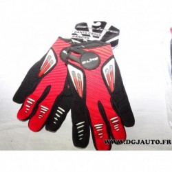 Paire gant moto cross S-line S line rouge taille 9 M gan099