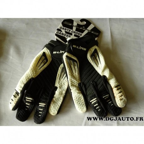 Paire gant moto cross S-line S line noir et blanc taille 7 XS gan099, buy  it just for 8.73 on our shop DGJAUTO