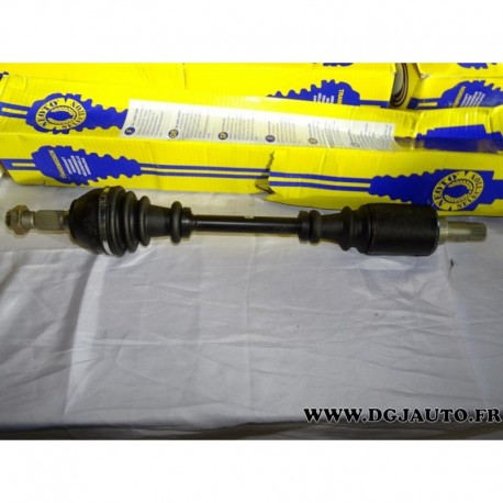 Cardan transmission avant gauche 22/25 cannelures T999 pour peugeot 306 1.6 essence