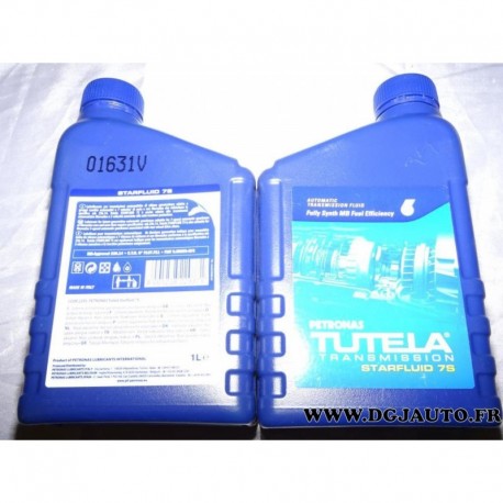 Bidon 1L 1 litre huile transmission boite de vitesse automatique tutela starfluid 7S petronas pour fiat lancia alfa romeo merced
