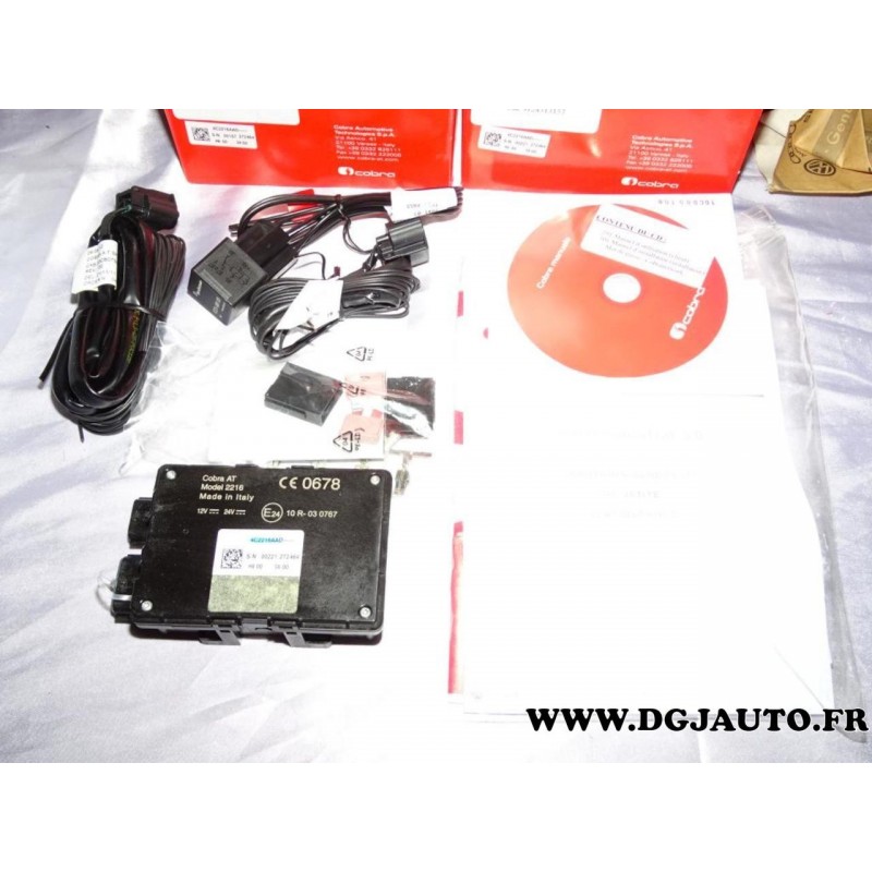 Kit tracker track traceur GPS système alarme Cobra 2216 cobraconnex  YY118COBTRAK (avec système contrat), au meilleur prix 123.64 sur DGJAUTO