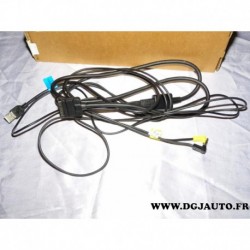 Cable audio branchement autoradio poste radio jack 3.5mm USB iphone ipod 4F0051510C pour audi A8 de 2003 à 2007