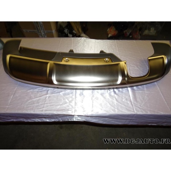 Jupe inferieur parechocs arriere gris pierre métalissé inox 8R0071645B 1QP pour audi Q5 de 2009 à 2012
