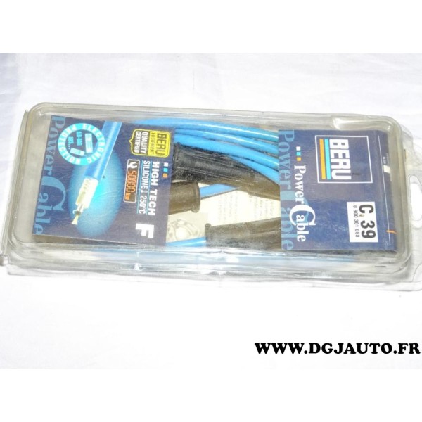 Jeu cable faisceau fils allumage de bougie 0900301088 pour renault megane 1 dont scenic 1.6