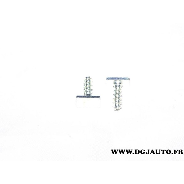 Lot 2 vis tete rectangulaire goupille fixation revetement aile 24433510 pour opel zafira A