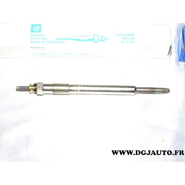 Lot 3 bougies de prechauffe 93183990 pour opel vectra B 2.0DI 2.0 DI 16V