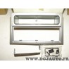 Vide poche encadrement cadre contour poste radio autoradio chrome mat 93165013 pour opel astra H partir de 2004