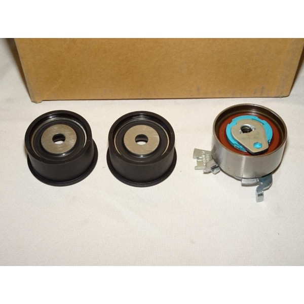 Lot 1 galet tendeur + 2 enrouleurs courroie de distribution 93174265 pour opel astra G zafira A 2.0 essence