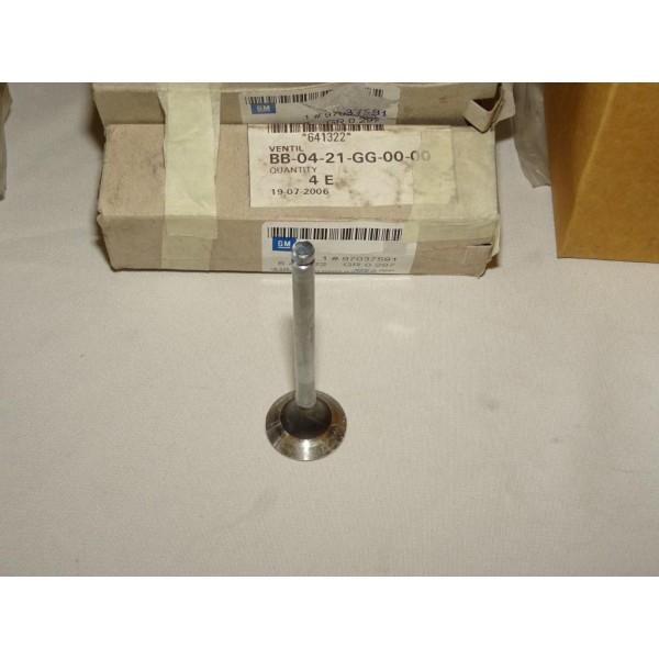 Lot 3 soupapes echappement moteur 97037591 pour opel vectra A B corsa A B kadett E astra F isuzu gemini 1.5TD 1.7TD 1.5 1.7 TD