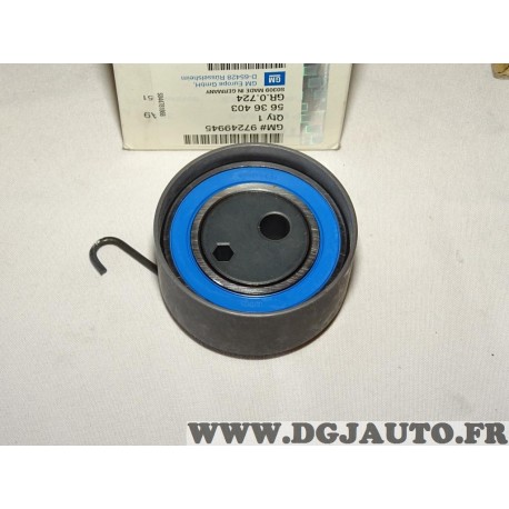 Galet tendeur de courroie distribution 97249945 pour opel astra G H J combo 3 corsa C D meriva A B mokka zafira B honda civic ch