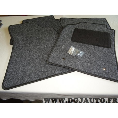 Ensemble tapis de sol avant + arriere sur mesure PZ452N1351HA pour toyota hilux extra cabine de 2005 à 2009