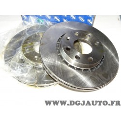 Paire disques de frein avant 256mm diametre ventilé 9004576J pour opel corsa B tigra A vectra A kadett E astra F ascona C