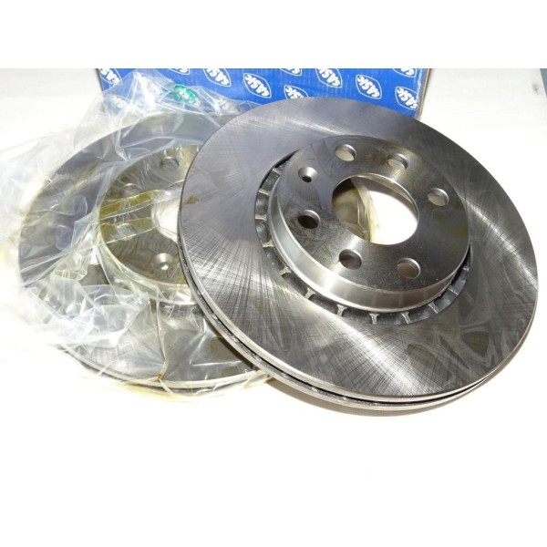 Paire disques de frein avant 256mm diametre ventilé 9004576J pour opel corsa B tigra A vectra A kadett E astra F ascona C