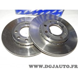 Paire disques de frein avant 239mm diametre ventilé 9004901J pour audi A2 volkswagen lupo