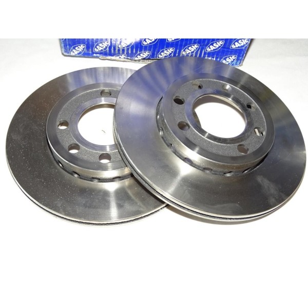 Paire disques de frein avant 239mm diametre ventilé 9004901J pour audi A2 volkswagen lupo