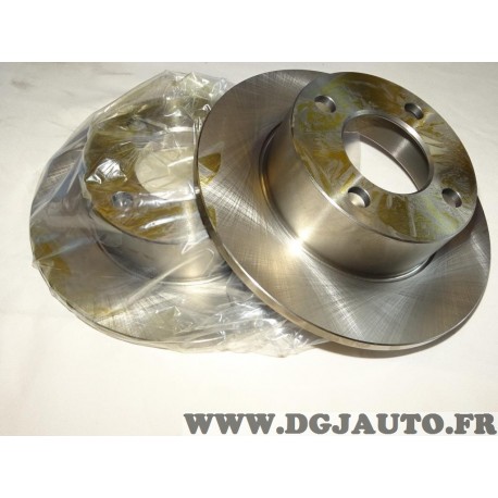 Paire disques de frein arriere 245mm plein 9004393J pour audi 80 90 100 coupé cabriolet